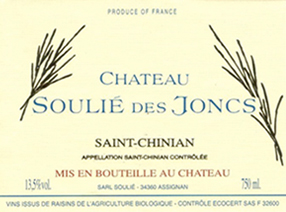 Syrah von Chataeu Soulié des Joncs